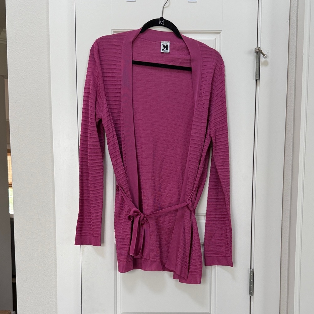 Missoni Magenta Belted Cardigan